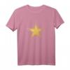 Schwarzes T-Shirt mit goldenen Sternen – Trendiges, niedliches Shirt für Damen, Herren & Kinder, Made in USA