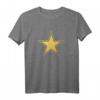 Schwarzes T-Shirt mit goldenen Sternen – Trendiges, niedliches Shirt für Damen, Herren & Kinder, Made in USA