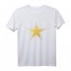 Schwarzes T-Shirt mit goldenen Sternen – Trendiges, niedliches Shirt für Damen, Herren & Kinder, Made in USA