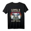 Level 9 Geburtstag Jungen - Lustiges Gamer T-Shirt für den 9. Geburtstag, perfekte Dekoration & Geschenkidee