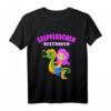 Kinder Seepferdchen bestanden Frühschwimmer Abzeichen Meerjungfrau T-Shirt – Lustiges Geschenk für junge Schwimmer mit Meerjungfrauen-Motiv