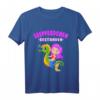Kinder Seepferdchen bestanden Frühschwimmer Abzeichen Meerjungfrau T-Shirt – Lustiges Geschenk für junge Schwimmer mit Meerjungfrauen-Motiv