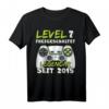 Level 7 Geburtstag Jungen - Lustiges Gamer T-Shirt mit Spruch 'Level 7 Freigeschaltet' für den 7. Geburtstag