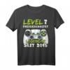 Level 7 Geburtstag Jungen - Lustiges Gamer T-Shirt mit Spruch 'Level 7 Freigeschaltet' für den 7. Geburtstag