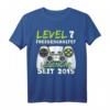 Level 7 Geburtstag Jungen - Lustiges Gamer T-Shirt mit Spruch 'Level 7 Freigeschaltet' für den 7. Geburtstag