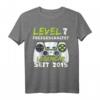 Level 7 Geburtstag Jungen - Lustiges Gamer T-Shirt mit Spruch 'Level 7 Freigeschaltet' für den 7. Geburtstag