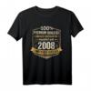 Lustiges 16. Geburtstag T-Shirt für Jungen & Mädchen - Witzige Geschenkidee & Dekoration für den 16. Geburtstag 2008