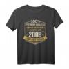 Lustiges 16. Geburtstag T-Shirt für Jungen & Mädchen - Witzige Geschenkidee & Dekoration für den 16. Geburtstag 2008
