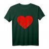 Vintage Rotes Herz Partner T-Shirt - Lustiges Liebesmotiv für Paare, Kinder & Valentinstag Geschenk im Used-Look