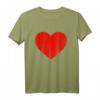 Vintage Rotes Herz Partner T-Shirt - Lustiges Liebesmotiv für Paare, Kinder & Valentinstag Geschenk im Used-Look