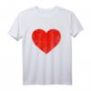 Vintage Rotes Herz Partner T-Shirt - Lustiges Liebesmotiv für Paare, Kinder & Valentinstag Geschenk im Used-Look