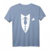 Smoking mit Krawatte T-Shirt – Elegantes Herren T-Shirt für Hochzeiten, Dinner Partys und formelle Anlässe