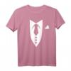 Smoking mit Krawatte T-Shirt – Elegantes Herren T-Shirt für Hochzeiten, Dinner Partys und formelle Anlässe
