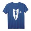 Smoking mit Krawatte T-Shirt – Elegantes Herren T-Shirt für Hochzeiten, Dinner Partys und formelle Anlässe