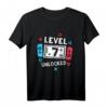 Kinder 7. Geburtstag Shirt Junge Level 7 Unlocked - Perfekt für Videospiel Party, Geschenke & Dekorationen