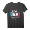 Kinder 7. Geburtstag Shirt Junge Level 7 Unlocked - Perfekt für Videospiel Party, Geschenke & Dekorationen