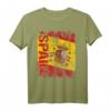 SPANIEN Flagge T-Shirt für Damen, Herren & Kinder – Klassisches Design mit doppeltem Saum, ideal für Fans und Reisen
