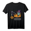 Kinder Kranich Truck Kürbis T-Shirt für Halloween - Last-Minute Kostümidee für Kleinkinder und Babys, Perfekt zum Süßigkeiten Sammeln