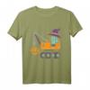 Kinder Kranich Truck Kürbis T-Shirt für Halloween - Last-Minute Kostümidee für Kleinkinder und Babys, Perfekt zum Süßigkeiten Sammeln