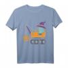 Kinder Kranich Truck Kürbis T-Shirt für Halloween - Last-Minute Kostümidee für Kleinkinder und Babys, Perfekt zum Süßigkeiten Sammeln