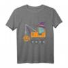 Kinder Kranich Truck Kürbis T-Shirt für Halloween - Last-Minute Kostümidee für Kleinkinder und Babys, Perfekt zum Süßigkeiten Sammeln