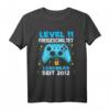 Level 11 Jahre Gamer Geburtstagsshirt für Jungen - Legendär seit 2012 Gaming Controller T-Shirt für Kinder, perfekte Geschenkidee für den Kindergeburtstag