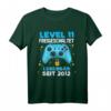 Level 11 Jahre Gamer Geburtstagsshirt für Jungen - Legendär seit 2012 Gaming Controller T-Shirt für Kinder, perfekte Geschenkidee für den Kindergeburtstag