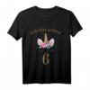 Kinder Ich bin schon 6 Geburtstagsshirt Einhorn für Mädchen – Süßes T-Shirt zum 6. Geburtstag, perfekt als Geburtstagsgeschenk