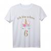 Kinder Ich bin schon 6 Geburtstagsshirt Einhorn für Mädchen – Süßes T-Shirt zum 6. Geburtstag, perfekt als Geburtstagsgeschenk