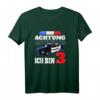 Kinder Polizei T-Shirt zum 3. Geburtstag - Lustiges Geschenk für kleine Polizisten mit Polizeiauto & Sirenen