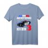 Kinder Polizei T-Shirt zum 3. Geburtstag - Lustiges Geschenk für kleine Polizisten mit Polizeiauto & Sirenen