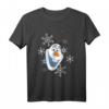 HapDog Frozen Olaf & Schneeflocken Face Portrait T-Shirt - Offiziell lizenzierte Frozen Bekleidung