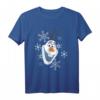 HapDog Frozen Olaf & Schneeflocken Face Portrait T-Shirt - Offiziell lizenzierte Frozen Bekleidung