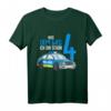 Kinder 4. Geburtstag Polizei T-Shirt mit Polizeiauto und Spruch - Perfektes Geburtstagsgeschenk für kleine Polizisten