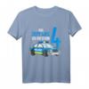 Kinder 4. Geburtstag Polizei T-Shirt mit Polizeiauto und Spruch - Perfektes Geburtstagsgeschenk für kleine Polizisten