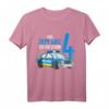Kinder 4. Geburtstag Polizei T-Shirt mit Polizeiauto und Spruch - Perfektes Geburtstagsgeschenk für kleine Polizisten
