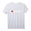I Love Nerds Herz T-Shirt – Lustiges Geek-Shirt für Fans, Weihnachts- & Geburtstagsgeschenk