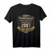 Lustiges 17. Geburtstag T-Shirt für Jungen und Mädchen - Witzige Geschenkidee & Deko für den 17. Geburtstag 2007