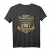 Lustiges 17. Geburtstag T-Shirt für Jungen und Mädchen - Witzige Geschenkidee & Deko für den 17. Geburtstag 2007