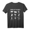 Animals of the World Zoo Keeper T-Shirt - Lustiges Tier Silhouetten Motiv für Tierliebhaber & Zoo Mitarbeiter
