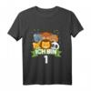 Kinder 1. Geburtstag T-Shirt mit Tieren – Niedliches Geburtstagsoutfit für Einjährige, Dschungel-Tiere, Perfekt für den Kindergeburtstag