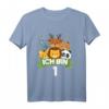 Kinder 1. Geburtstag T-Shirt mit Tieren – Niedliches Geburtstagsoutfit für Einjährige, Dschungel-Tiere, Perfekt für den Kindergeburtstag