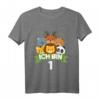 Kinder 1. Geburtstag T-Shirt mit Tieren – Niedliches Geburtstagsoutfit für Einjährige, Dschungel-Tiere, Perfekt für den Kindergeburtstag