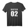 Sister 01 Sister 02 Sister 03 BFF Freundschafts T-Shirt – Vintage Outfits für drei beste Freundinnen, ideales Geschenk zum Geburtstag
