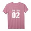 Sister 01 Sister 02 Sister 03 BFF Freundschafts T-Shirt – Vintage Outfits für drei beste Freundinnen, ideales Geschenk zum Geburtstag