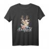 Trachten T-Shirt Damen & Mädchen mit Hirschmotiv – Süßes Landhaus Outfit für Volksfest, Oktoberfest & Zeltfeste, ideales Geschenk für Frauen & Töchter