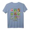 HapDog Group Grid Distressed T-Shirt - Langlebiges Digitaldruck-Shirt für Männer, Party-Outfit & Geschenkidee