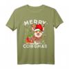 Corgi Hunde-Rentier Merry Corgmas Santa Corgi Weihnachten T-Shirt – Lustiges Geschenk für Corgi-Hundeliebhaber und Tierarzt-Fans
