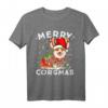 Corgi Hunde-Rentier Merry Corgmas Santa Corgi Weihnachten T-Shirt – Lustiges Geschenk für Corgi-Hundeliebhaber und Tierarzt-Fans