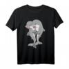 Delfine Kinder Damen Mädchen T-Shirt - Witziges Delfin Design als Geschenkidee zu Weihnachten und Geburtstag